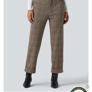 Halara brown houndstooth Women's Pants